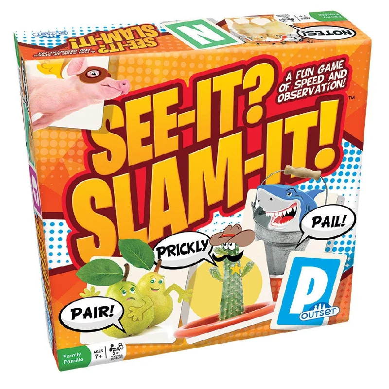 Thought-provoking puzzles SEE IT  SLAM-IT GAME