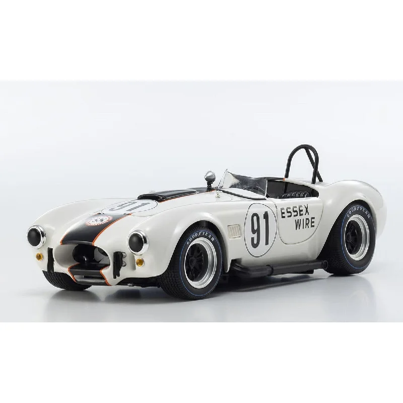 Durable toysSHELBY COBRA 427S/C ESSEX WIRE - White/Dark Blue Nr. 91 - - 1:18 Scale Diecast Model Car Durable toysSHELBY COBRA 427S/C ESSEX WIRE - White/Dark Blue Nr. 91 - - 1:18 Scale Diecast Model Car