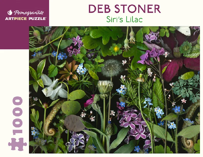 Interactive games Siri's Lilac - Deb Stoner 1000 Piece Puzzle
