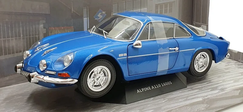 Realistic toy carsSolido 1/18 Scale Diecast S1804201 - 1969 Alpine A110 1600S - Alpine Blue