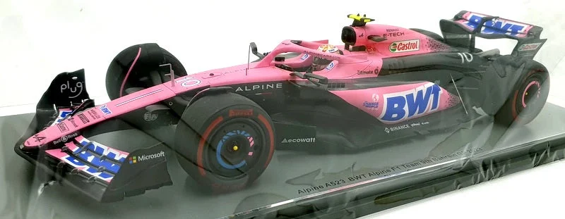 Playful toys Spark 1/18 Scale 18S882 - Alpine A523 BWT F1 Bahrain 2023 P.Gasly #10