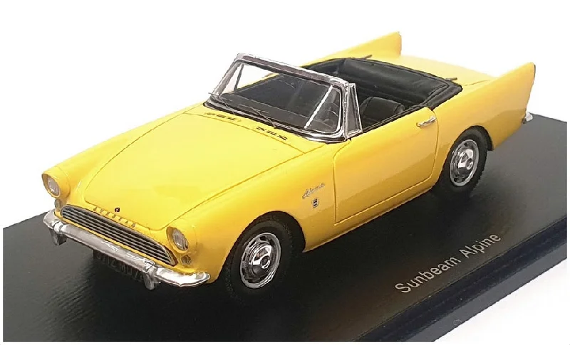 Playful toys Spark Model 1/43 Scale Resin S4945 - Sunbeam Alpine - Yellow