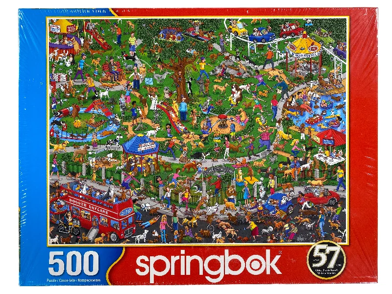 Challenging puzzles The Dog Park 500 Piece Puzzle