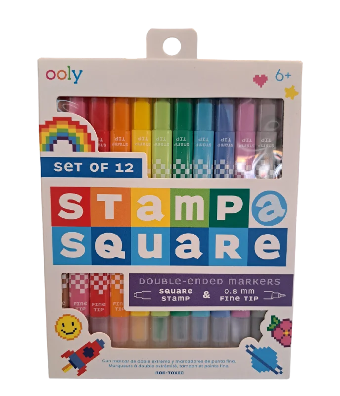 Exciting gamesStamp Square - Double Ended Markers