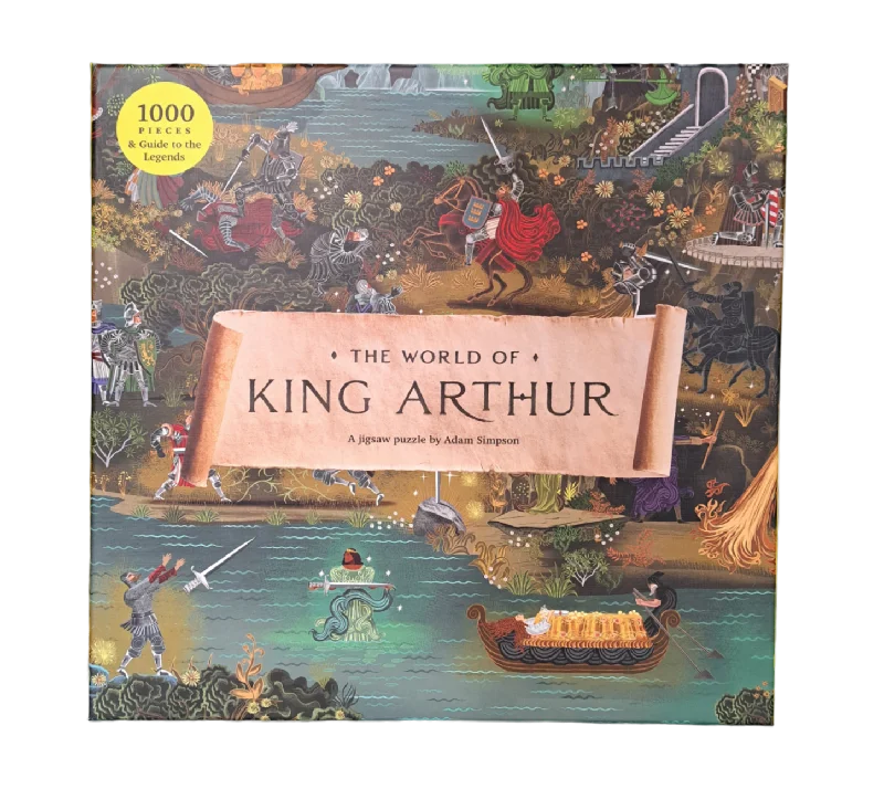 Challenging puzzles The World of King Arthur - 1000pc Puzzle