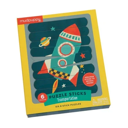 Entertaining games TRANSPORTATION PUZZLE STICKS
