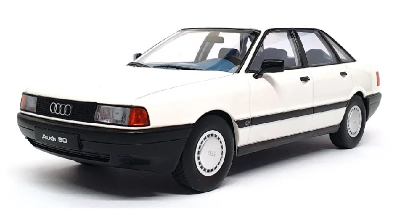 High-quality toy cars Triple9 1/18 Scale Diecast T9-1800340 - 1980 Audi 80 B3 - Alpine White