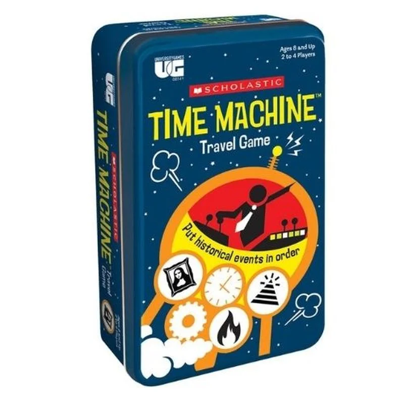 Addictive games University Games Scholastic  Time Machine Tinned Game