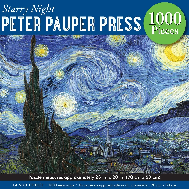 Multi-level puzzles Van Gogh Starry Night 1000 Piece Puzzle