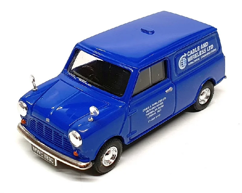 Realistic toy carsVanguards 1/43 Scale VA14008 - Austin Mini Van Cable & Wireless - Blue Realistic toy carsVanguards 1/43 Scale VA14008 - Austin Mini Van Cable & Wireless - Blue