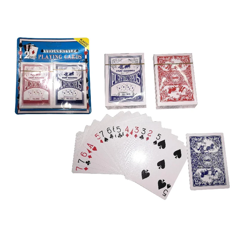 Challenging puzzles Vegas Style Playing Cards 2 Pack