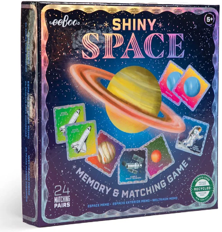 Age-appropriate puzzles Shiny Space Memory & Matching Game
