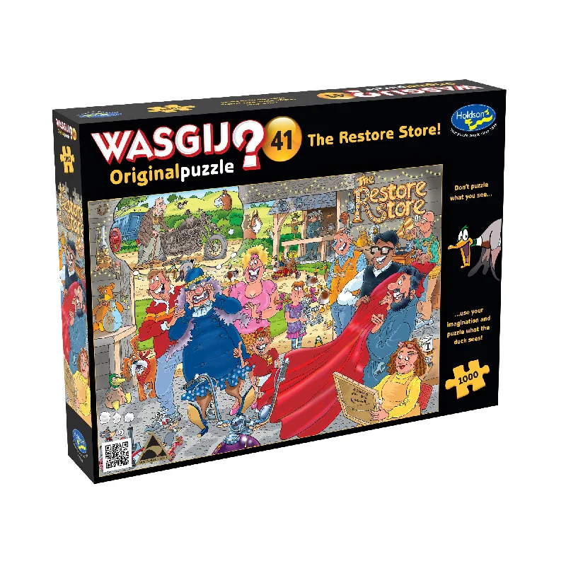 Intricate puzzles Wasgij Original 41 The Restore Store! 1000 Piece Puzzle