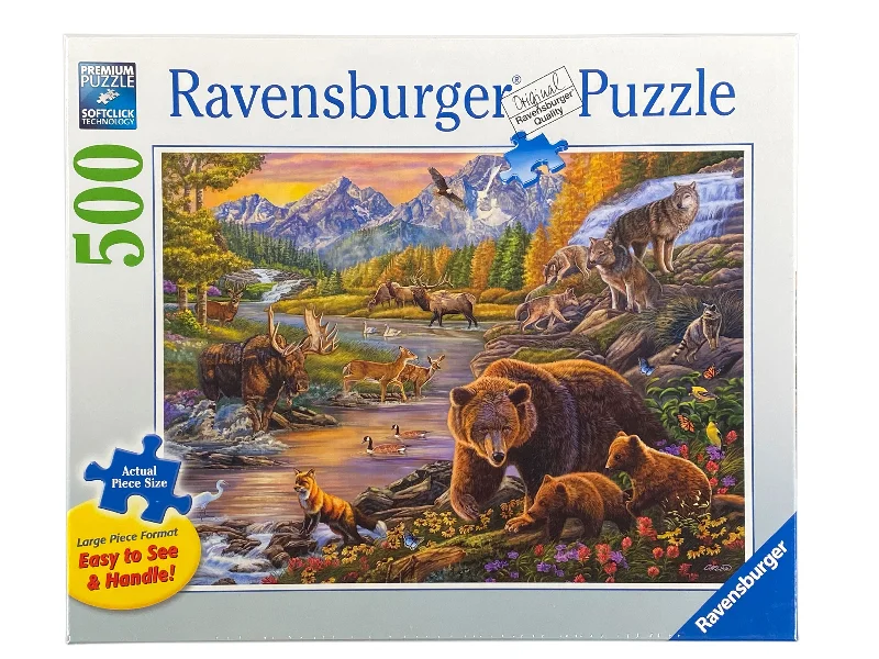 Strategic puzzles Wilderness 500 Piece Large Format Puzzle