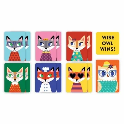 Interactive games WISE OWL PLAYING CARDS TO GO