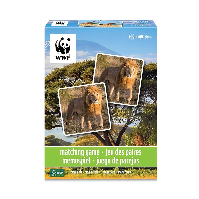 Multi-level puzzles WWF Matching Game - Mammals