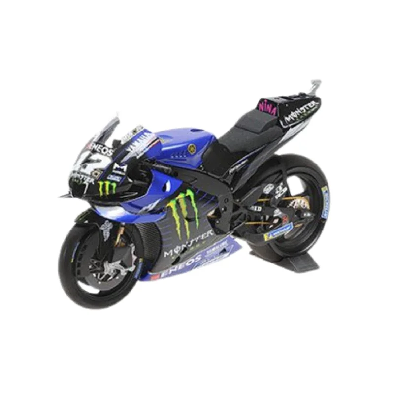 Realistic toy carsYAMAHA YZR-M1 - MONSTER ENERGY YAMAHA MOTOGP - MAVERICK VINALES - MOTOGP 2021 - 1:12 Scale Diecast Model Motorcycle