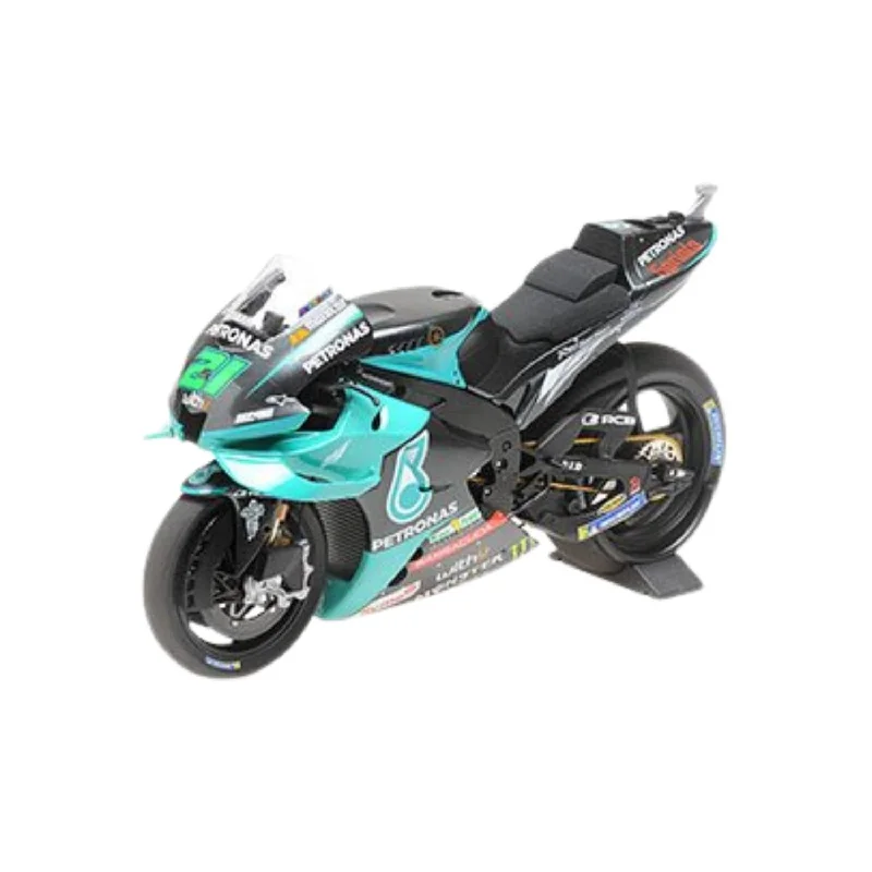 High-quality toy cars YAMAHA YZR-M1 - TEAM PETRONAS YAMAHA SRT - FRANCO MORBIDELLI - MOTOGP 2021 - 1:12 Scale Diecast Model Motorcycle