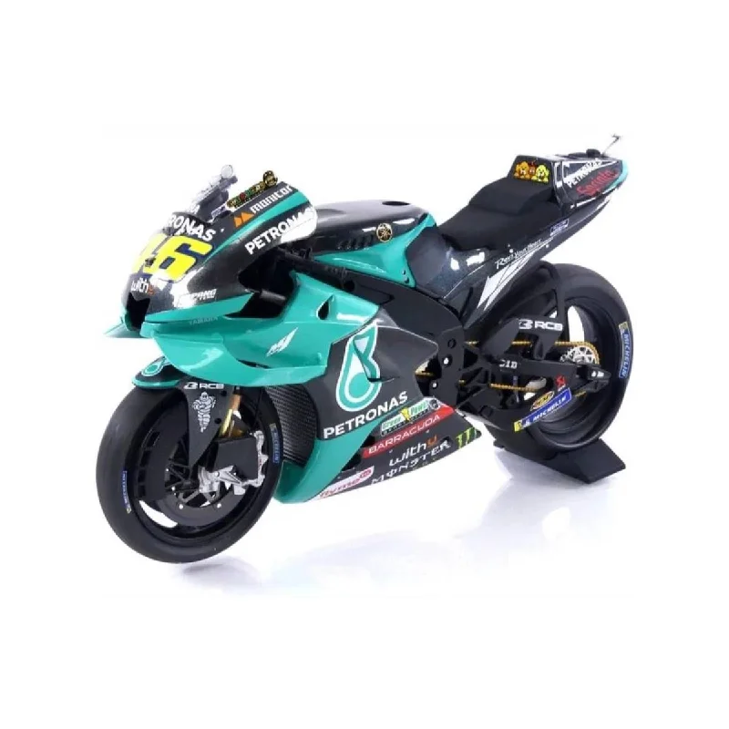 Enthusiastic toysYAMAHA YZR-M1 - TEAM PETRONAS YAMAHA SRT - VALENTINO ROSSI - MOTOGP 2021 - 1:12 Scale Diecast Model Motorcycle